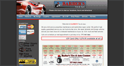 Desktop Screenshot of barberstire.com